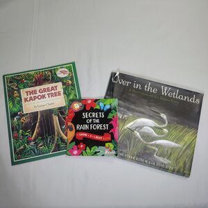 Lot of 3 Children’s Picture Books Mixed Titles Nature/ Wildlife Themed